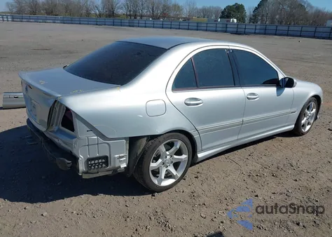 2007 Mercedes-Benz C 230 Sport из США, поврежденный, VIN WDBRF52H67F856219